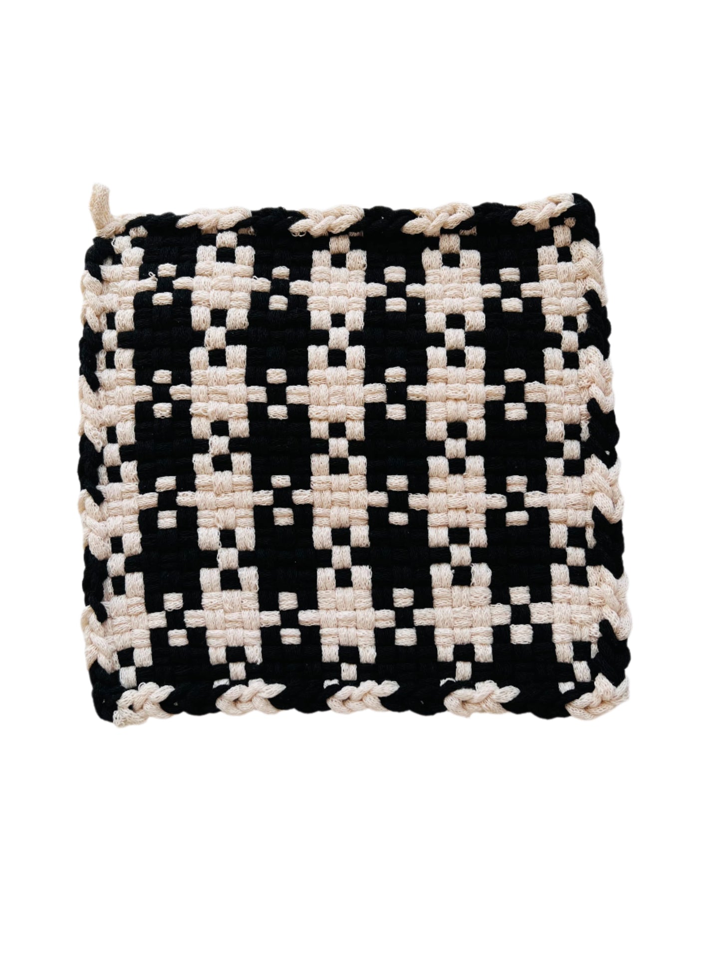 Picnic Cloth Black Winter Trivet