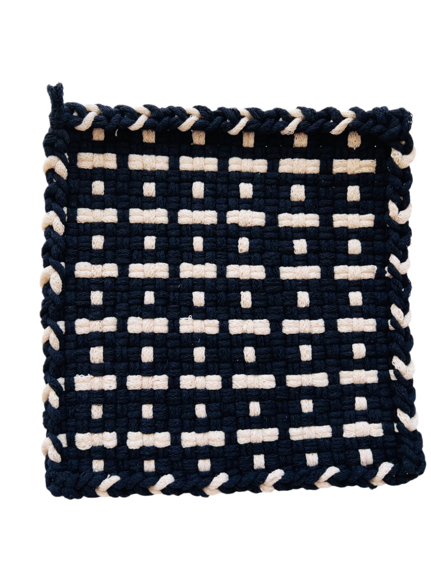 Dots & Dashes Dark Navy Trivet
