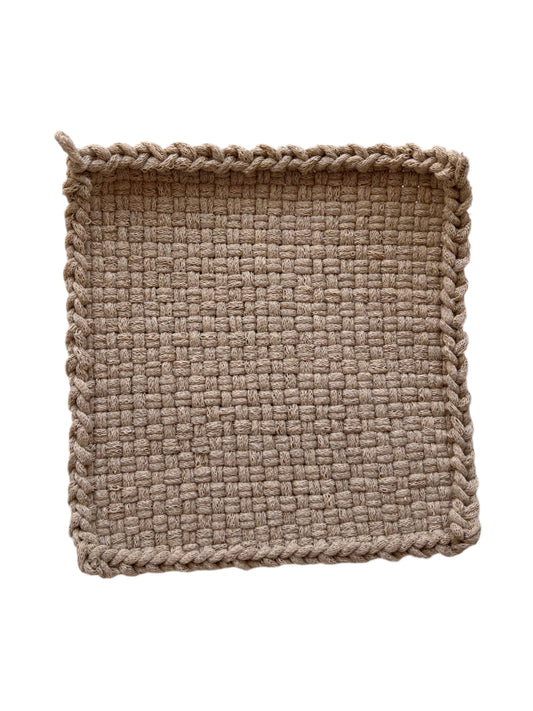 Solid Wheat Rectangle