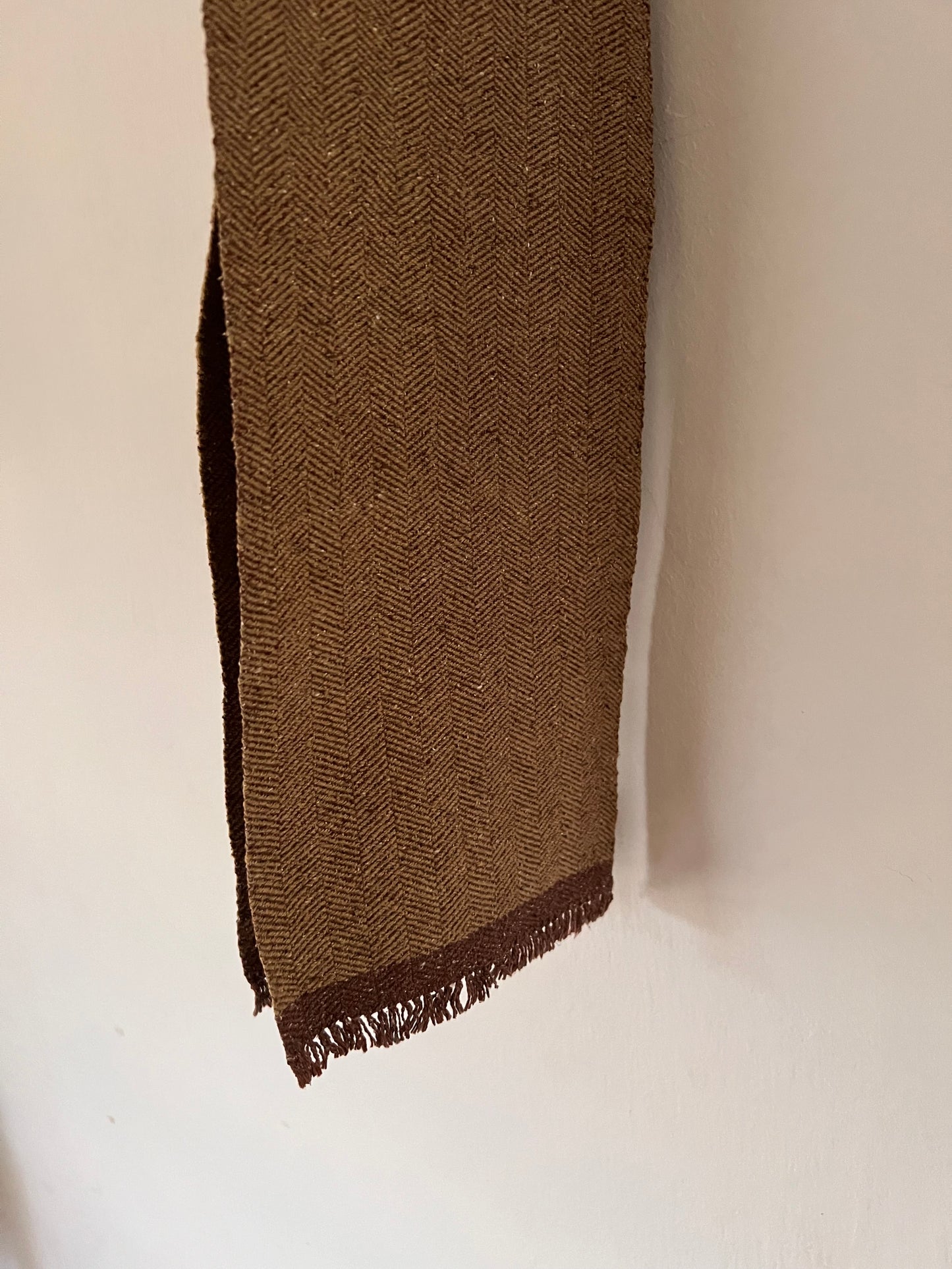 Silk Scarf Herringbone