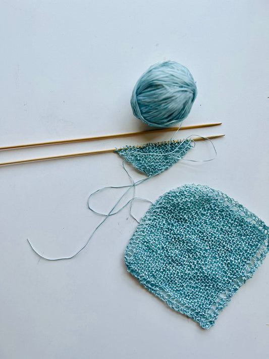 Pale Indigo Gima Washcloth