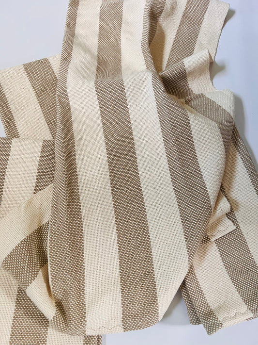 Wide Stripe in Khaki