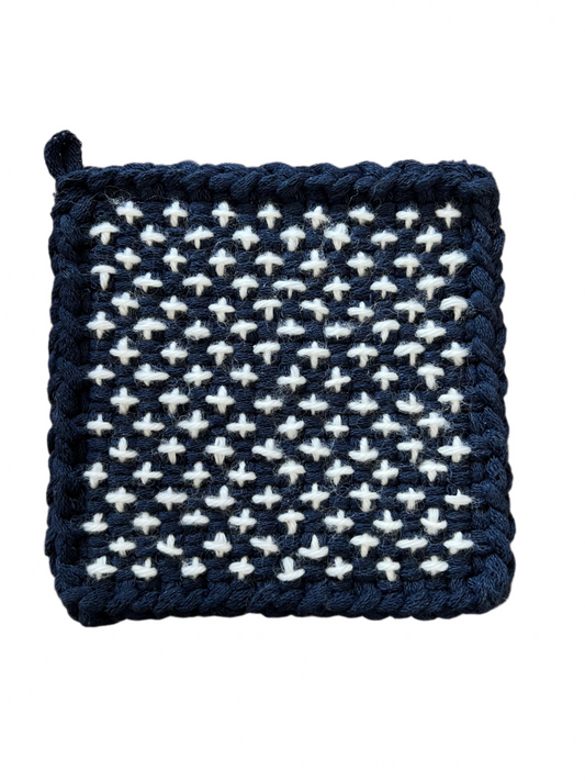 Sashiko Dark Navy Potholder