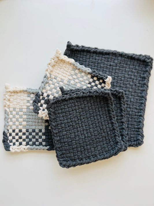 Solid Charcoal Rectangle