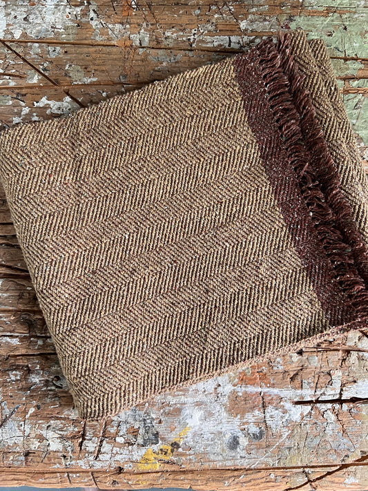 Silk Scarf Herringbone