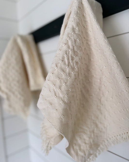 Woven Towel Winter White