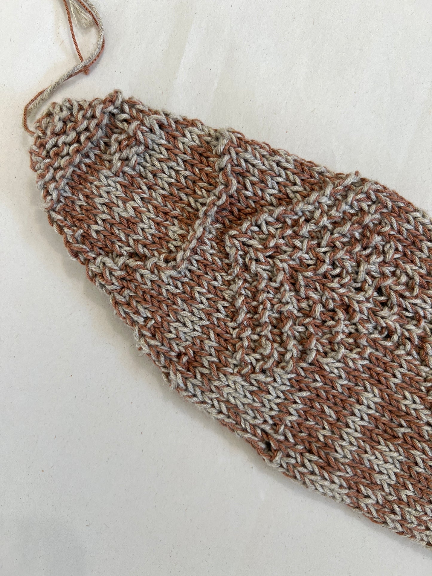 Herring Knitted Variegated Flax