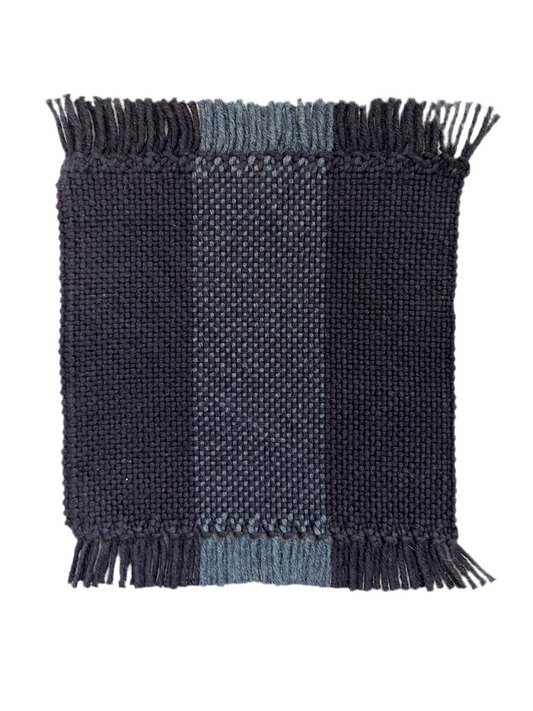 Coaster Dark Navy Indigo Stripe