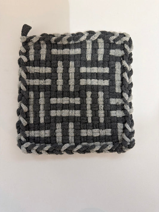 Weave silver & Charcoal