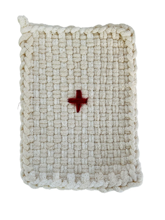 Winter white with Red Cross rectangle