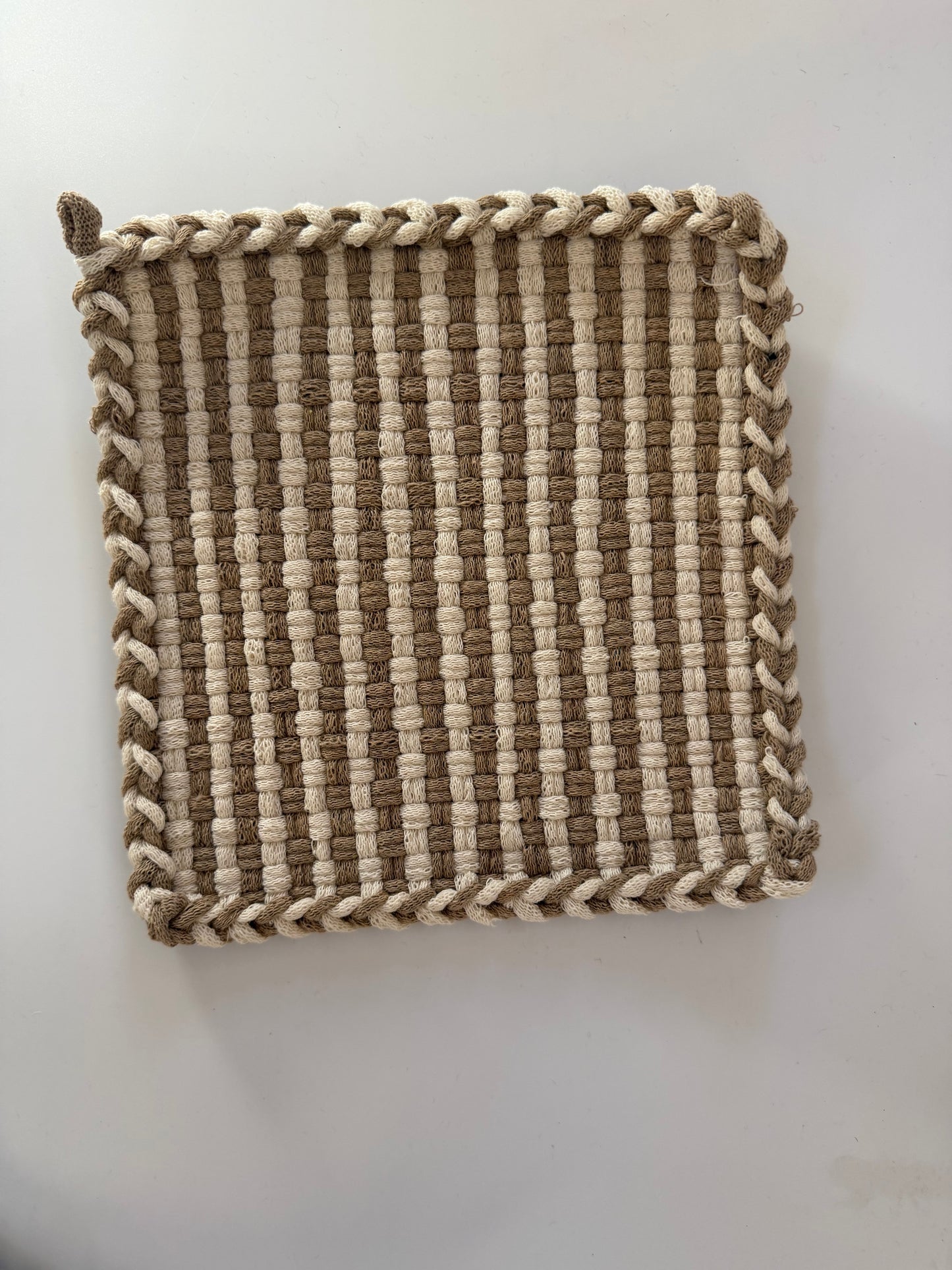 Stripe Wheat and Winter Trivet