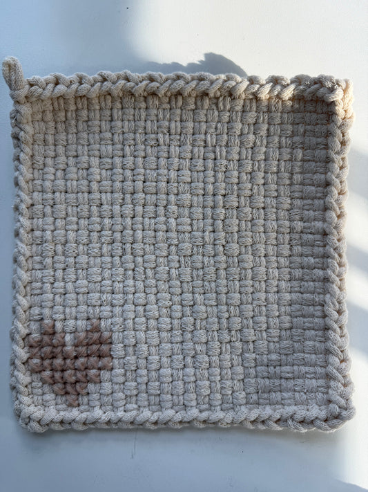 Stitched Heart Trivet