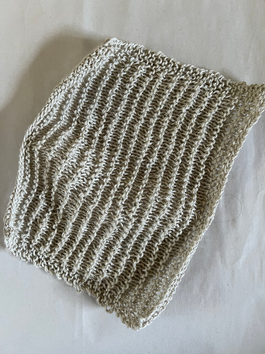 Linen Dishcloth Silver