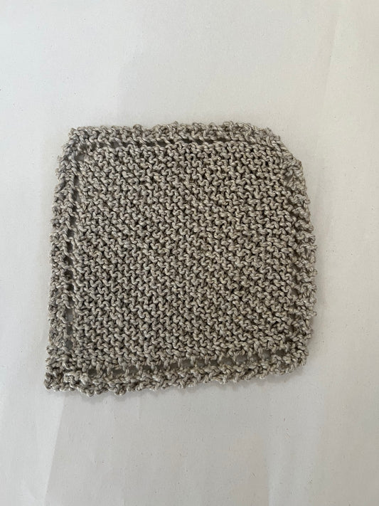 Washcloth Knitted Flax