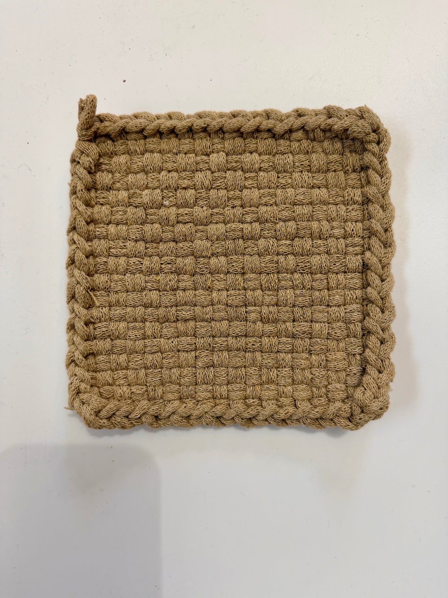 Solid Wheat Potholder