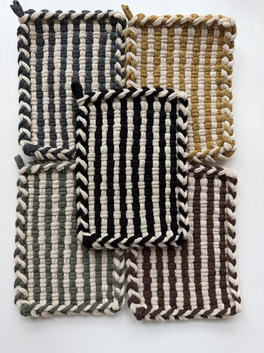 Striped Rectangle Potholder