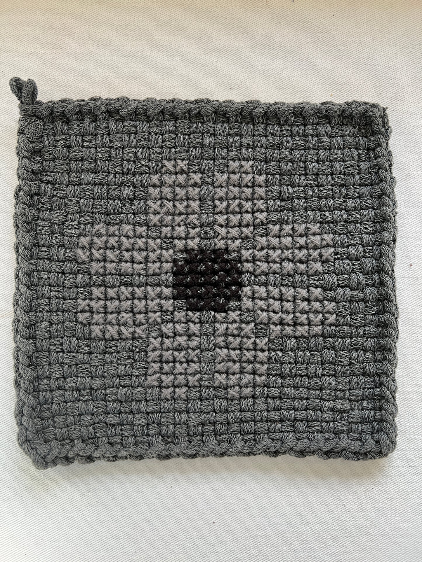 Wildflower Stitched Trivet
